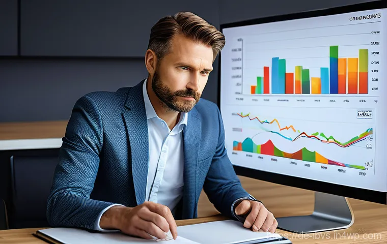 리스크 관리 투자와 트렌드 분석 - **Emotional Investor in a Volatile Market:** A realistically rendered, professionally dressed German...